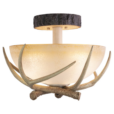 Portillo Glass Semi Flush Mount
