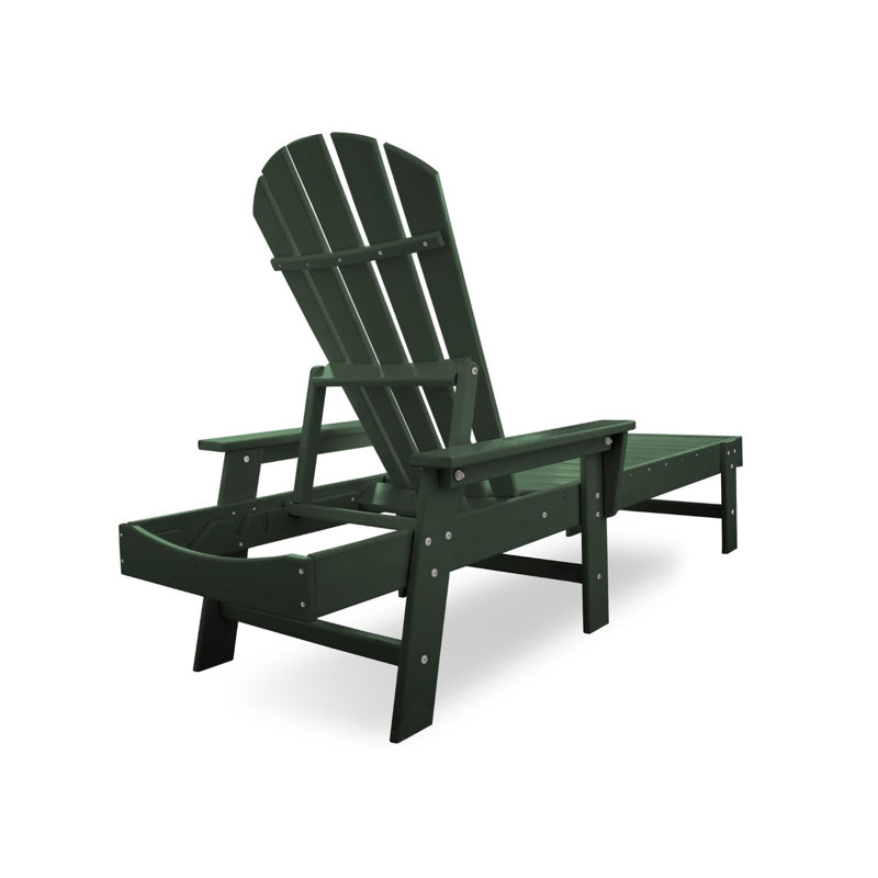 Chaise longue POLYWOOD South Beach, Vert
