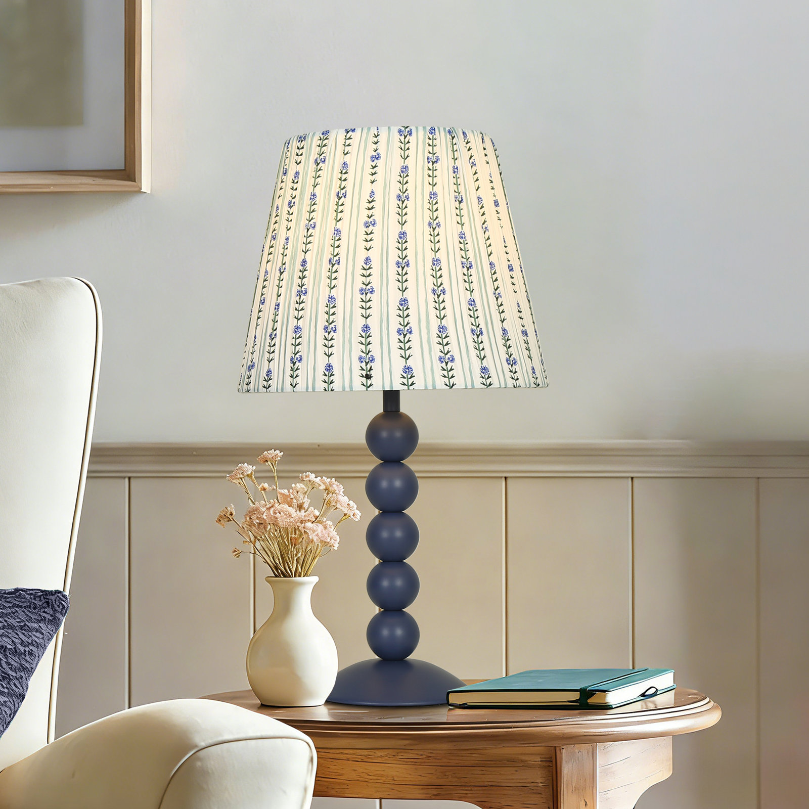 Dimmable Table Lamp, Purple-blue