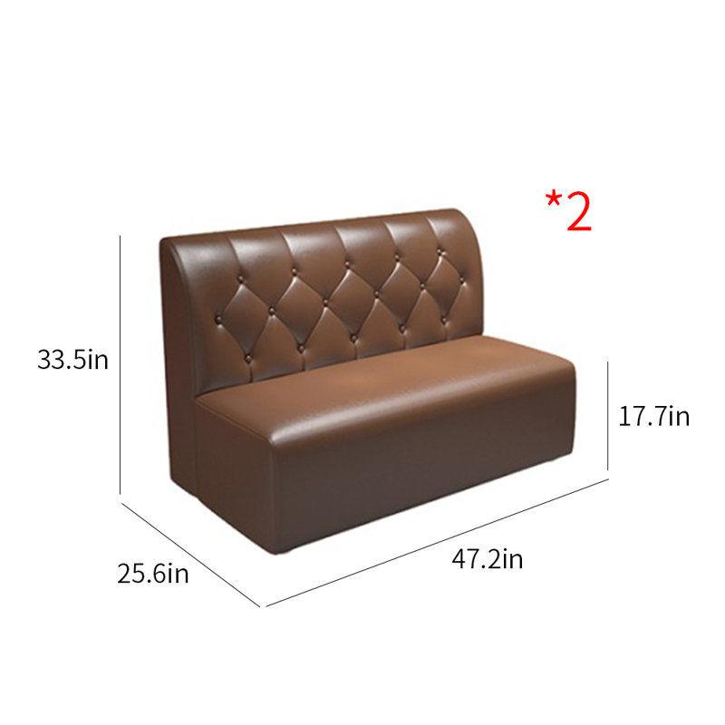 Banc rembourré en similicuir