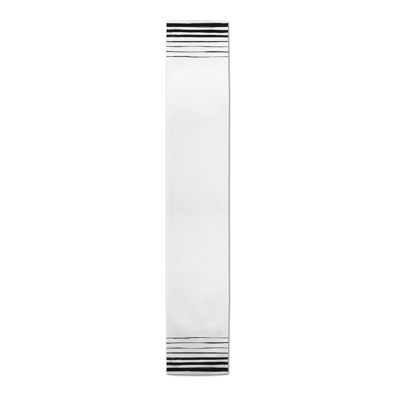 Ahrya Dining Linens, 72" x 16", Black