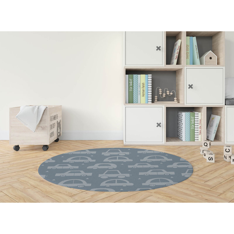 Tapis de jeu pour enfants Driveway, Bleu