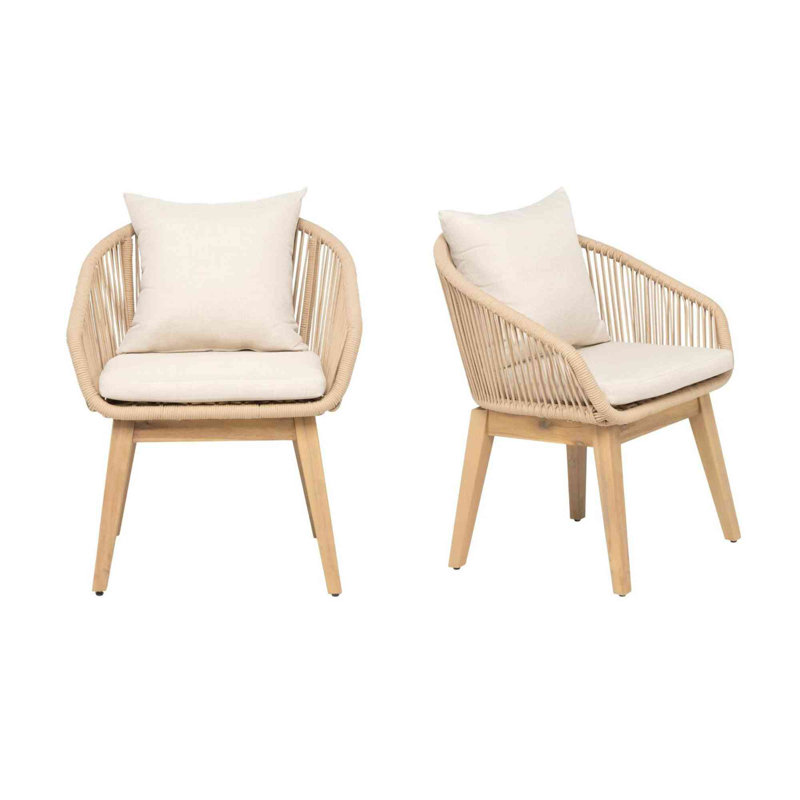 Ensemble de 2 fauteuils de salle à manger Panama Jack Panama, Beige