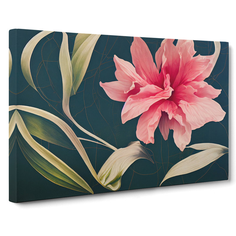Thrilling Flower - Wrapped Canvas, 50cm H x 76cm W x 3cm D