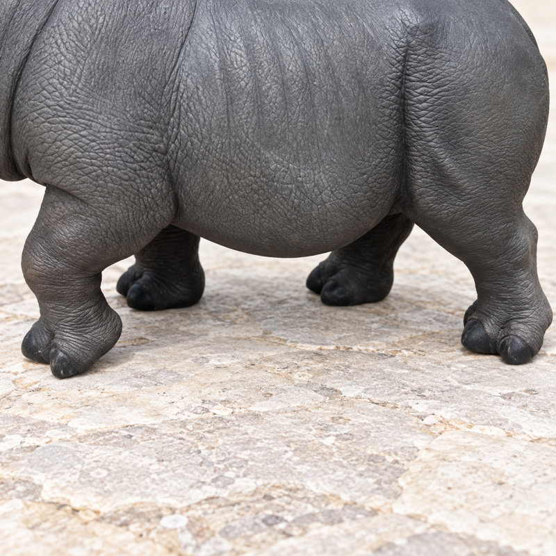 Rhinoceros Garden Statue