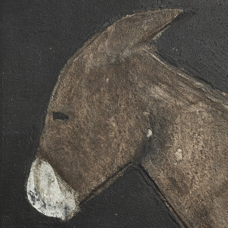 Burro Noche by Paul Meyer, 32" H x 32" W
