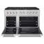 ZLINE 48" Paramount Double Oven Dual Fuel Range in Stainless Steel w/ 8 Brass Burners (SDR-BR-48)