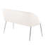 Banc moderne avec dossier