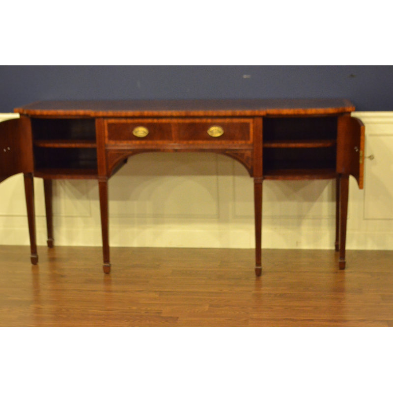 Hepplewhite 79'' W Solid Wood Sideboard