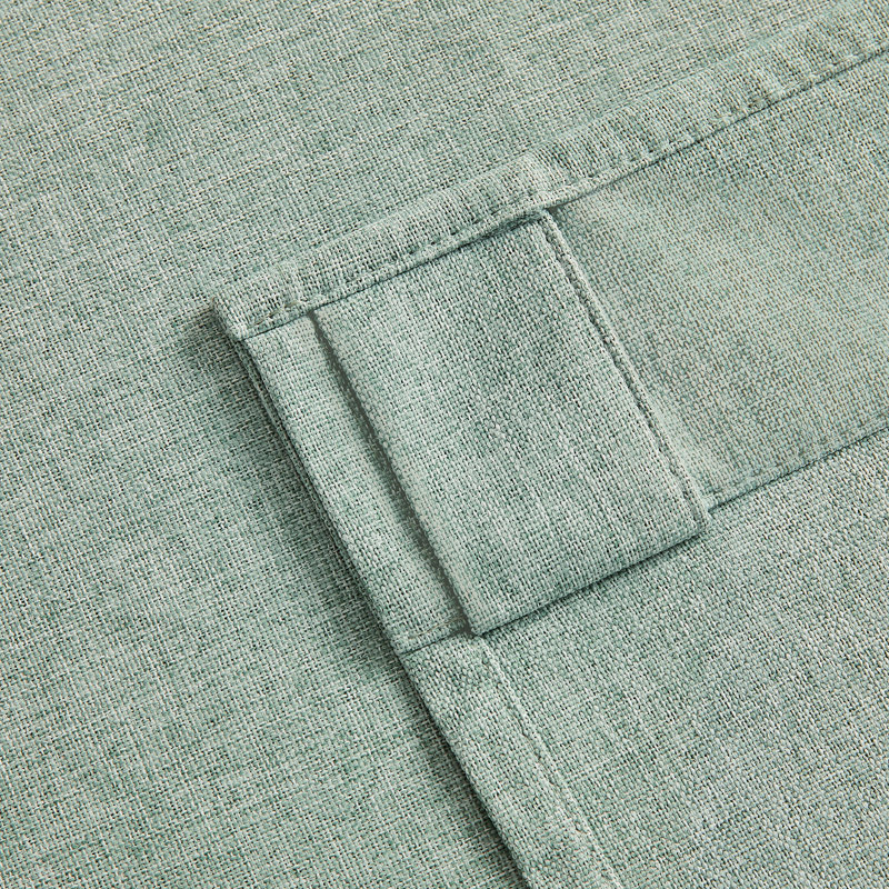 Rideaux occultant 100% polyester Leming, Vert sauge, L 52 po x L 96 po