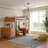 Washable Charm 6' x 9' Blue Ivory Modern Indoor Rug-465185966