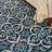 Machine-Woven Stain Resistant Floral Area Rug-2004387480