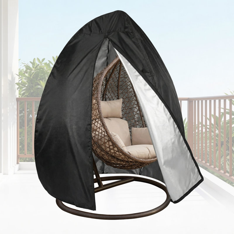 Housse d'extérieur pour œuf avec fermeture à glissière, housse imperméable pour chaise suspendue