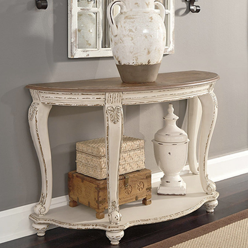 American-style simple retro console table