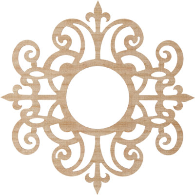 Médaillon de plafond en bois Dijon