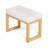 Wooden Bench with sturdy Legs and soft cuhsion-858339215