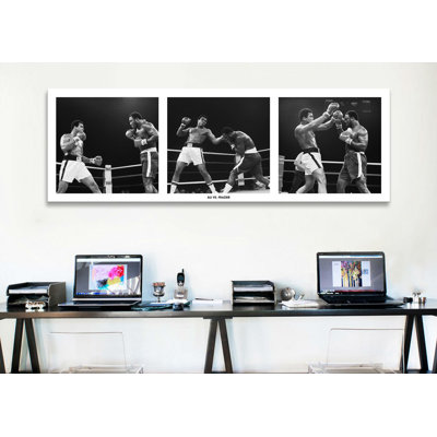 Muhammad Ali Vs. «Frazier, Quezon City, Philippines, 1975», reproduction de photo sur toile
