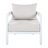 Contour Outdoor 4-Piece Aluminum Conversation Set With Tempered Glass Top & Cushions-126305340