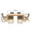 Ensemble de salle à manger rectangulaire pour 6 personnes 78,74 po Alanson-656704977