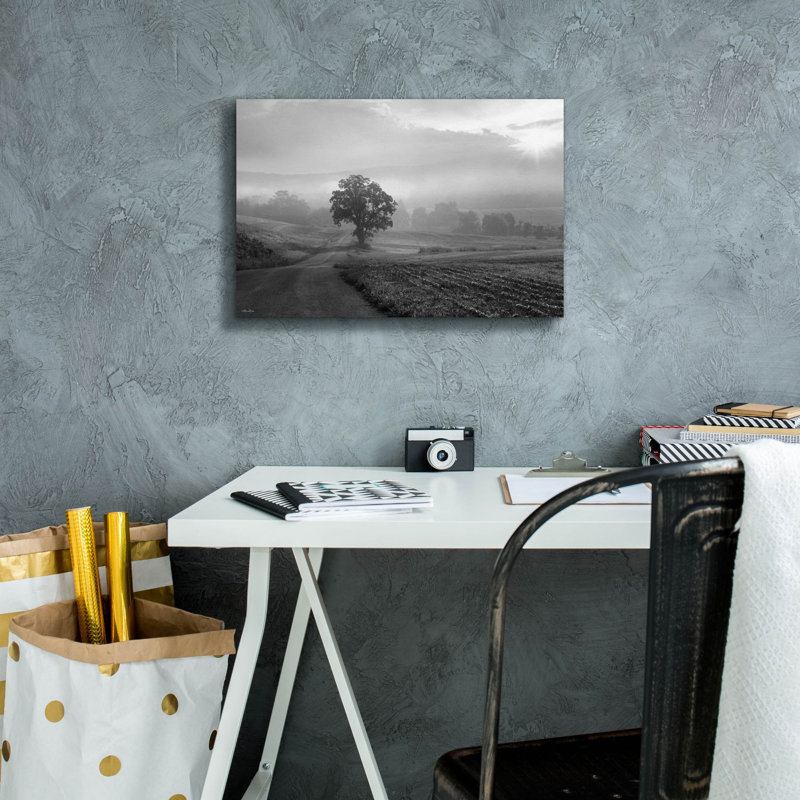  «Morning Haze 2» par Lori Deiter, art mural sur toile, H 12 po x l 18 po