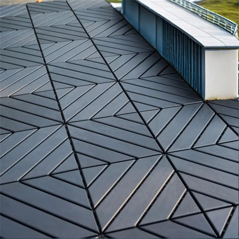 Paquet de 27 tuiles de terrasse en plastique emboîtables