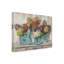 Toile d'extérieur «Hortensias in Glass Jars White Wood» de Carol Rowan-87944905