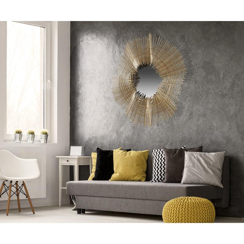 Twiggy Sunburst Mirror, 33.5" H x 33.5" W