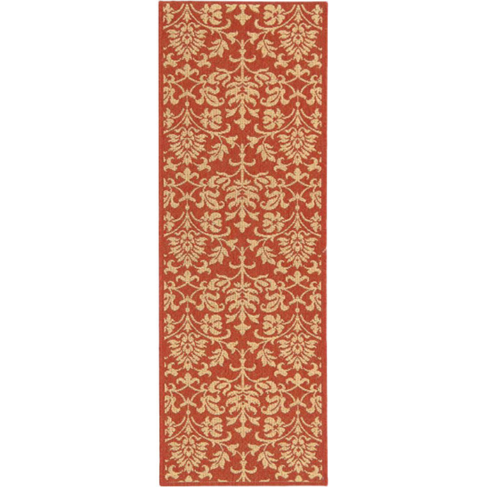 Galena Performance Damask Indoor/Outdoor Area Rug