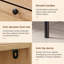 Range-chaussures en rotin peu encombrant