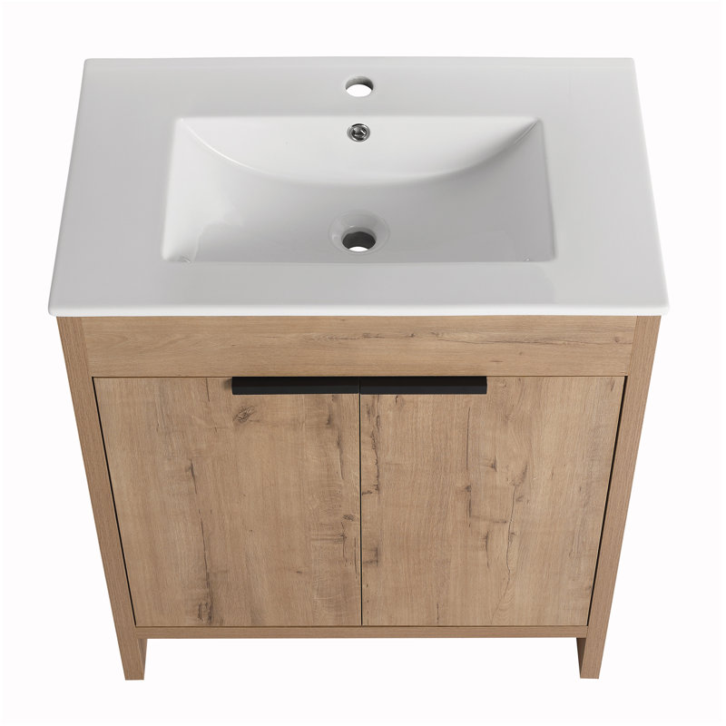 Meuble-lavabo simple 30 po avec plateau Kerl