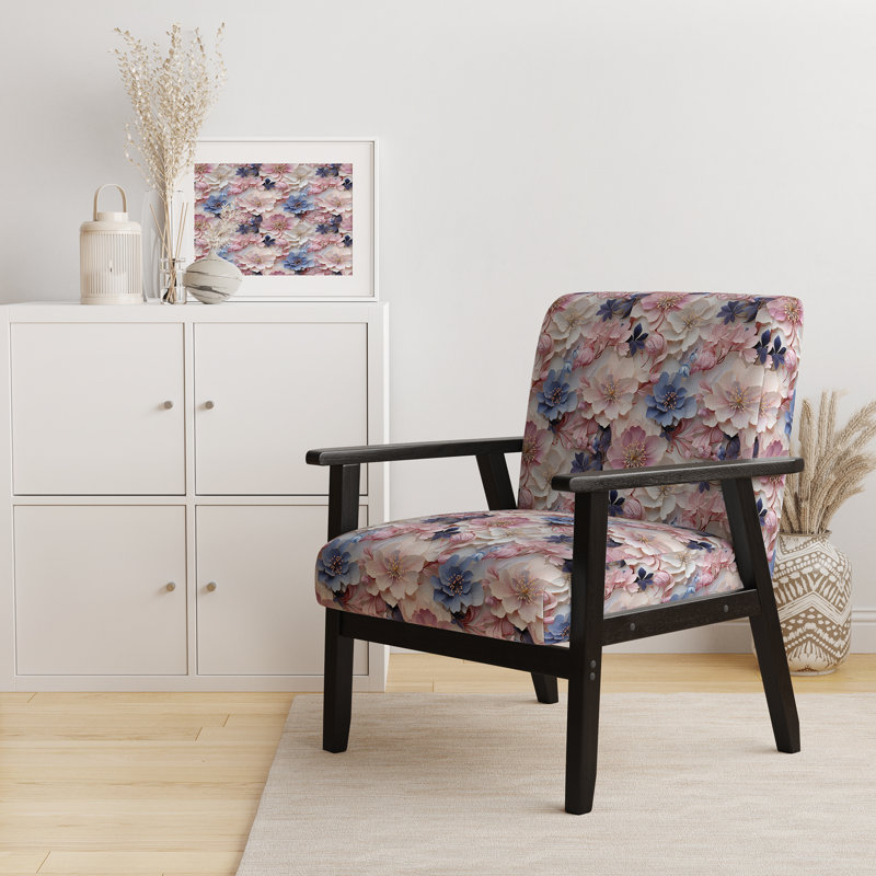 Chaise à accoudoirs rembourrée Cottage