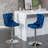 Swivel Velvet Barstools Adjusatble Seat Height From, Chrome Base Bar Stools With Backs Comfortable Tufted For Home Pub And Kitchen Island, Set Of 2-615192326-605884121