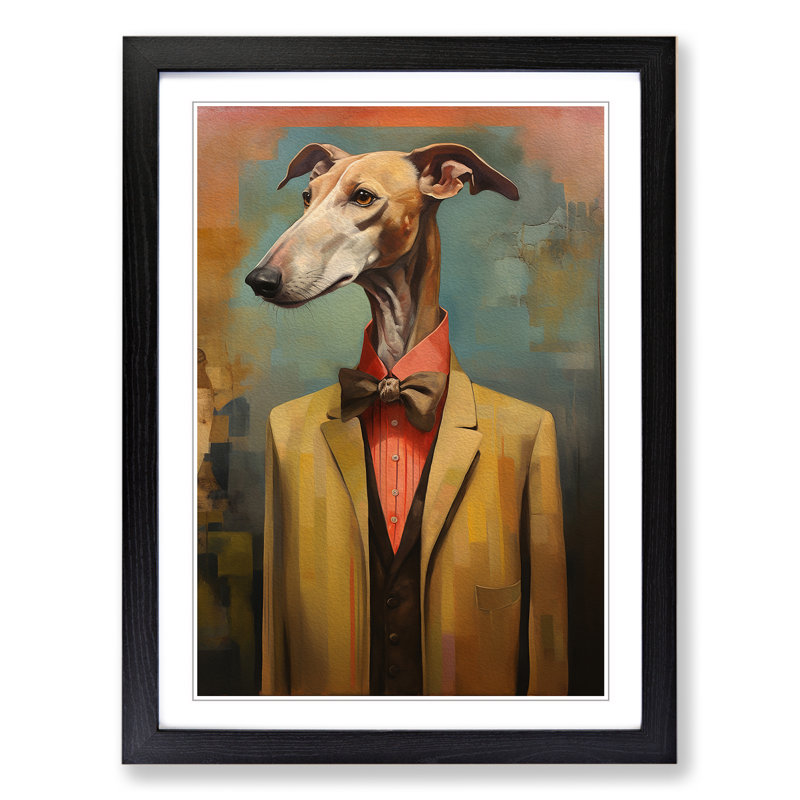 Greyhound Orphism - Framed Print