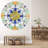 Wall Clock Oversized 36" for Living Room with Real Moving Gears Italy Style-91717528