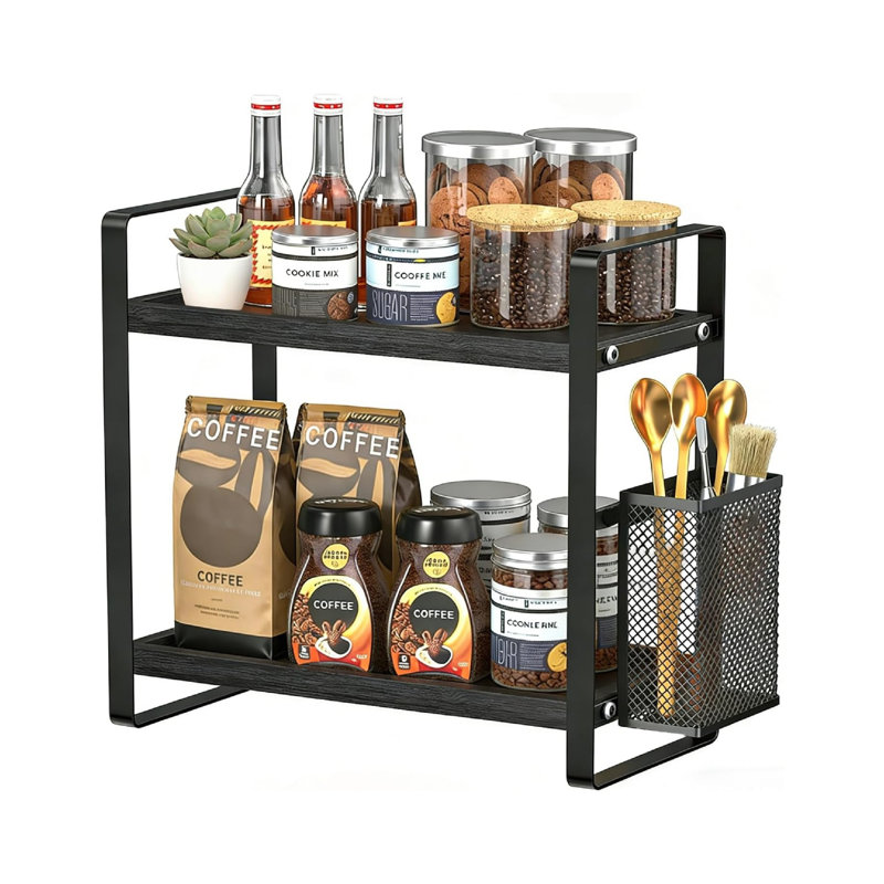 Solid Wood Desk Organiser