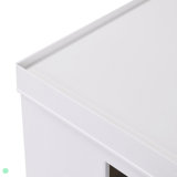 Set Of 2 Collapsible Stackable Rolling File Boxes With Lids And 10 Hanging Files, Portable Plastic Storage Organizer Or File Cabinet With Wheels For Home Or Office