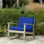 Chaise berçante en bois massif avec coussins Buecker-43778143-43778149