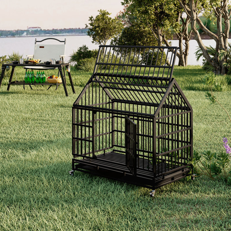 Versatile Folding Dog Crate with Special Design for Large Dogs
