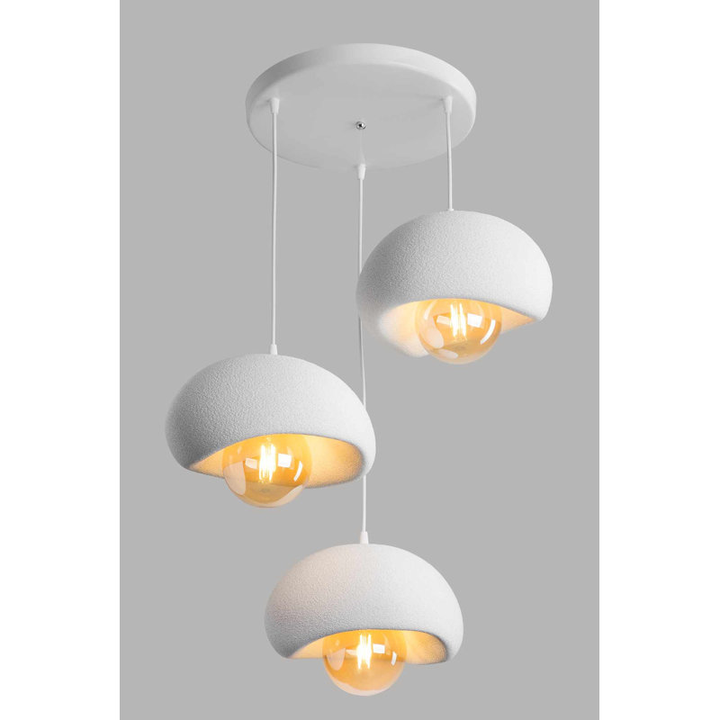 Lustre, Trois lumières, Blanc