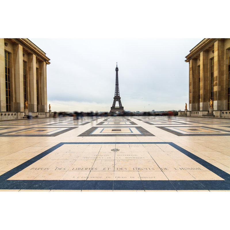 Trocadero Eiffel - Wrapped Canvas Print, 30cm H x 46cm W