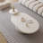 Cloud velvet cream style solid wood coffee table-105835028