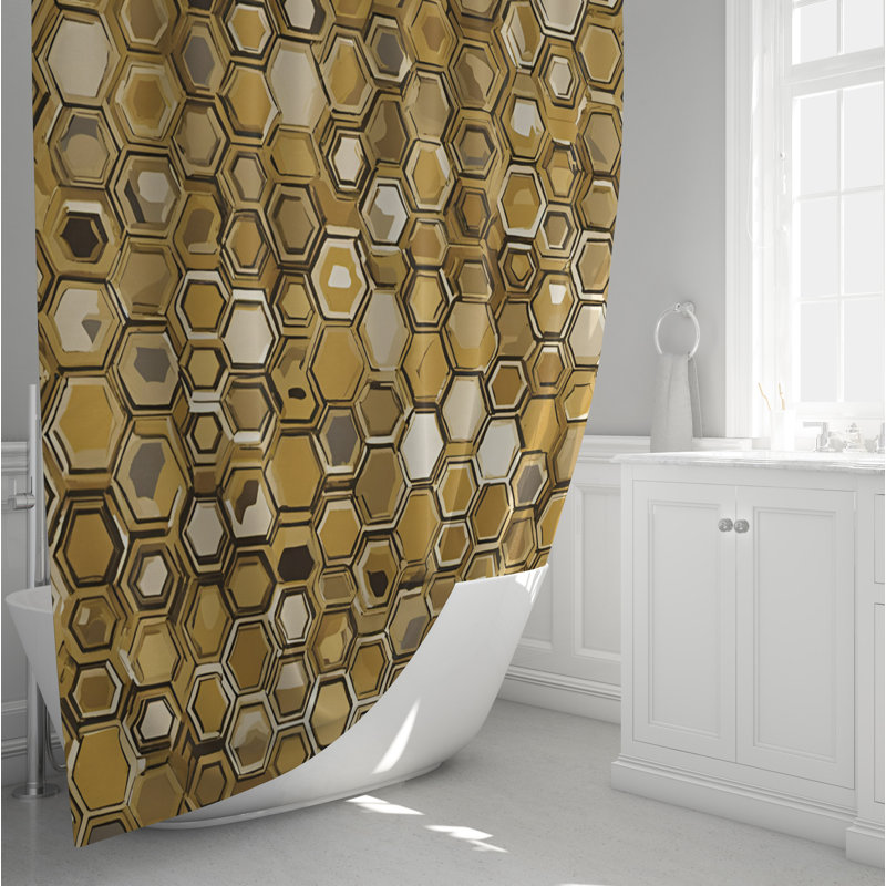 Rideau de douche Baronne, H 72 po x l 70 po