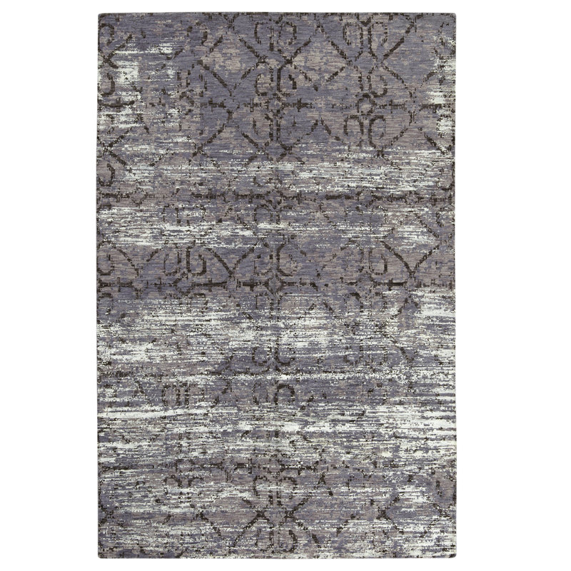 Tapis améthyste noué à la main de haute qualité