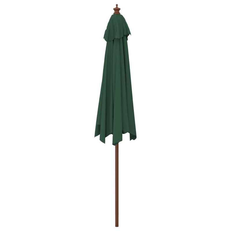 Aslyn Market Parasol, Green, 240cm H x 299cm W x 299cm D
