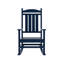 Chaise berçante d'extérieur en plastique avec table d'appoint Vinnie-2067312522