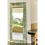 Suna Miroir rectangulaire encadré en marbre de pierre naturelle 35 po x 79 po