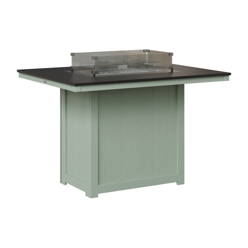 Foyer de table berlinois Donoma, H 36 po x l 41 po x P 54 po, Plateau martelé noir avec base écume de mer