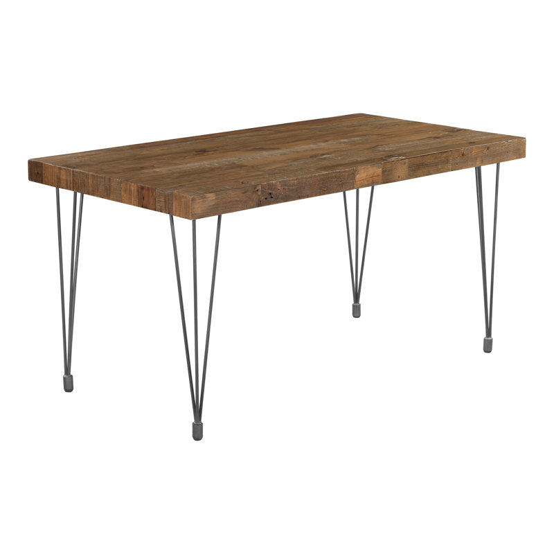 Boneta Dining Table, Rustic Brown