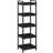 5 Tier Narrow Corner Bookshelf, Wooden Display and Storage-889004981-876877888