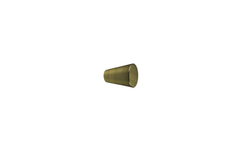 Conical Knob, Black, 0.75"